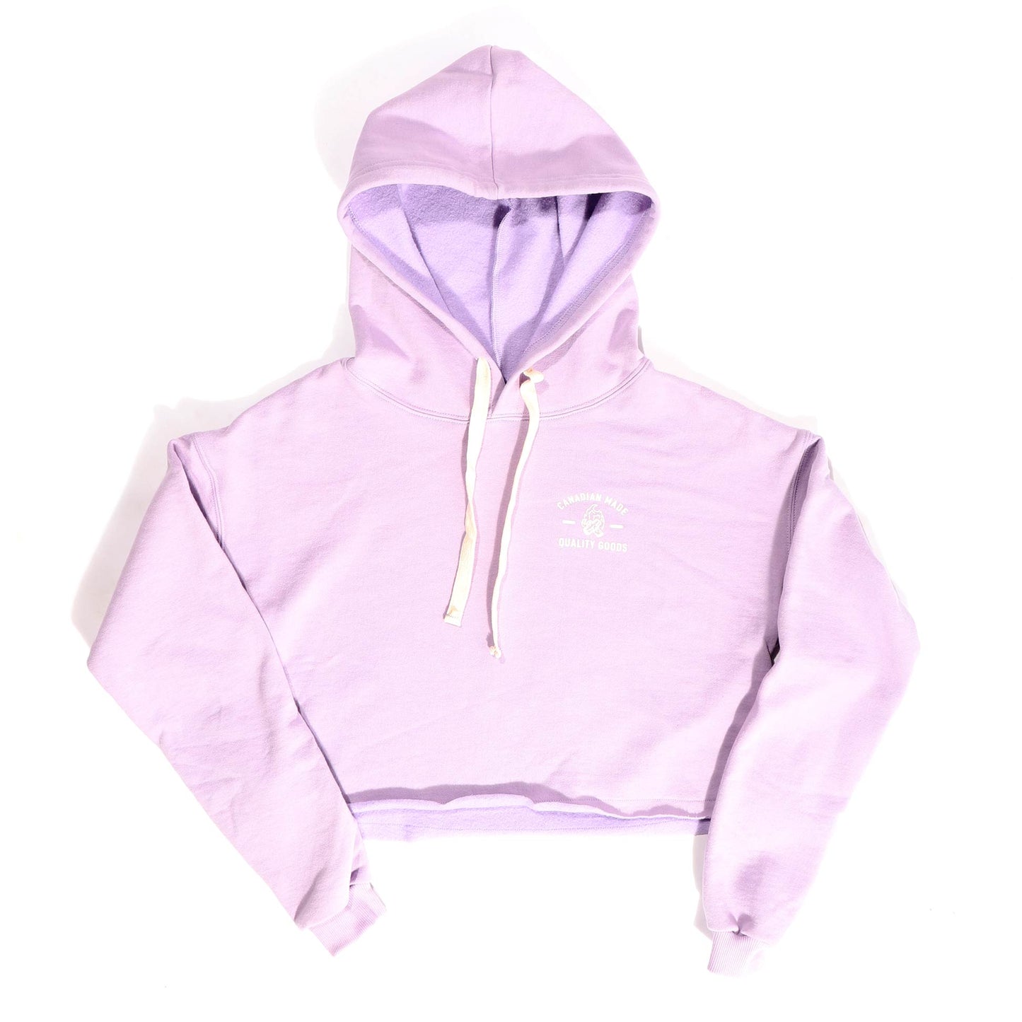 Crop Hoodie (Lavender)