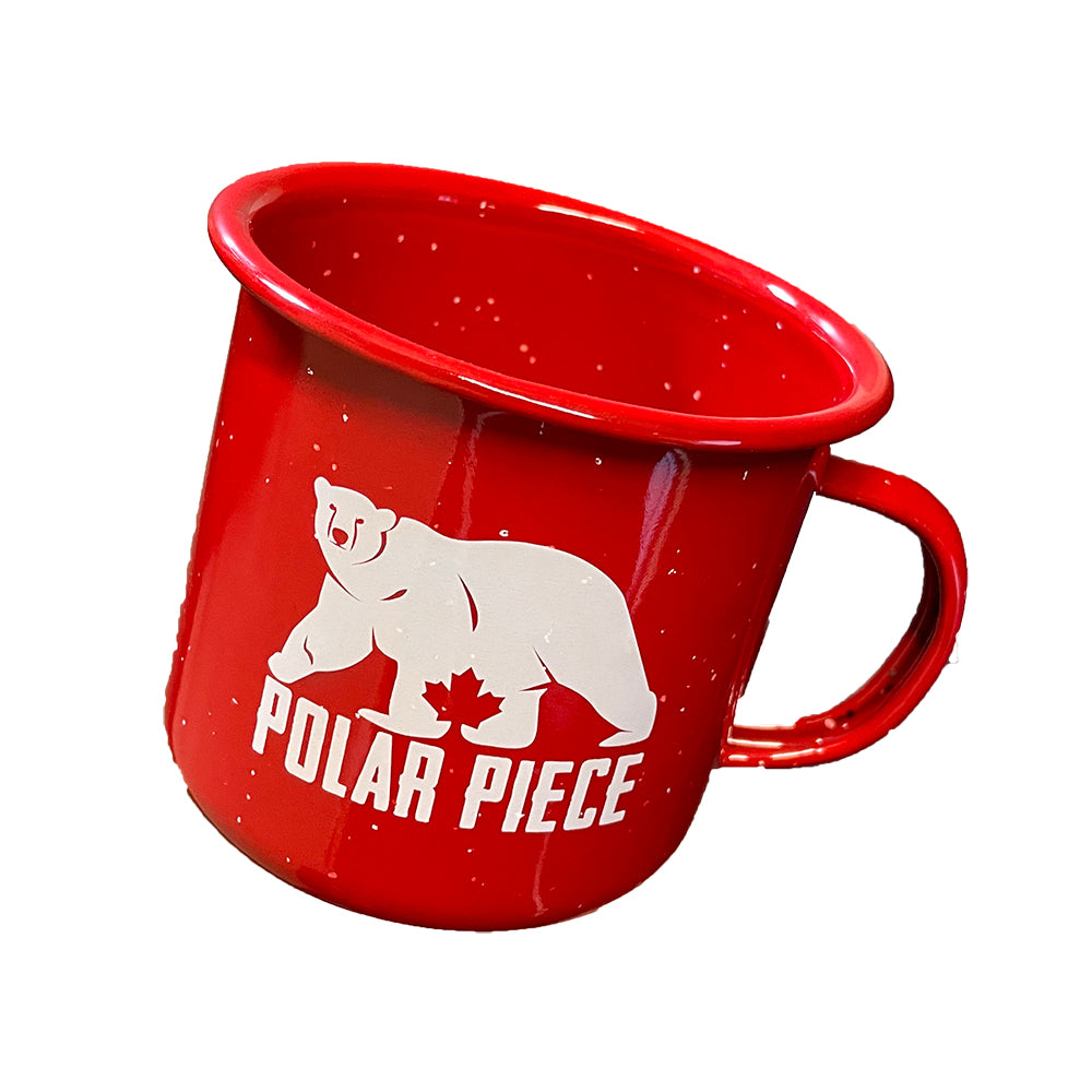 Enamel Mug (Red with Speckle)