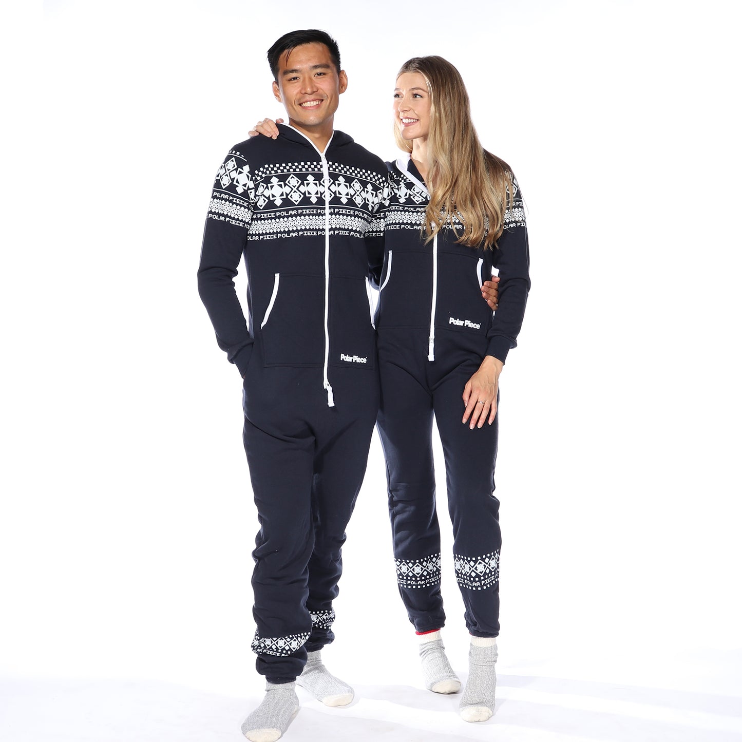 Arctic Print Onesie (Navy)