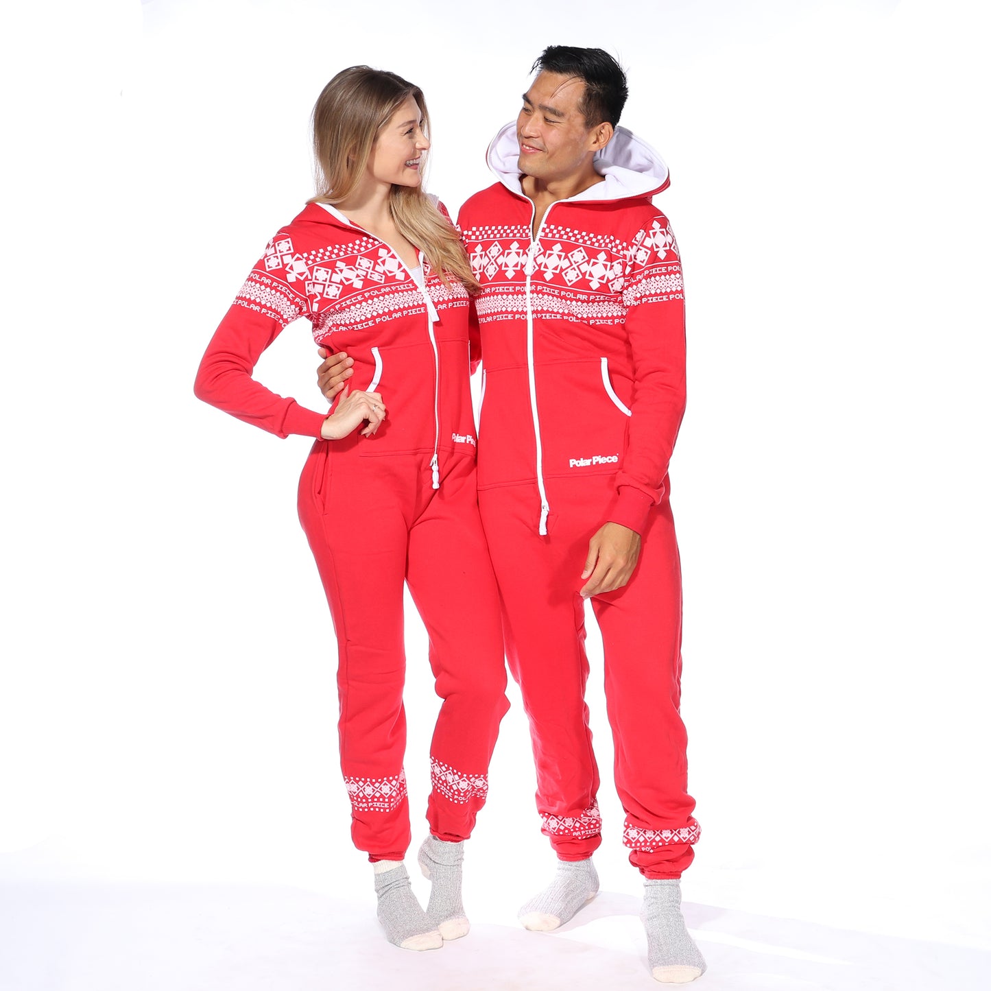 Arctic Print Onesie (Canadian Red)