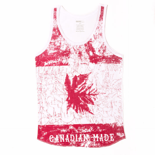 CHERRY CANADIAN MADE MAP TANK - PolarPiece | Simply Canadian