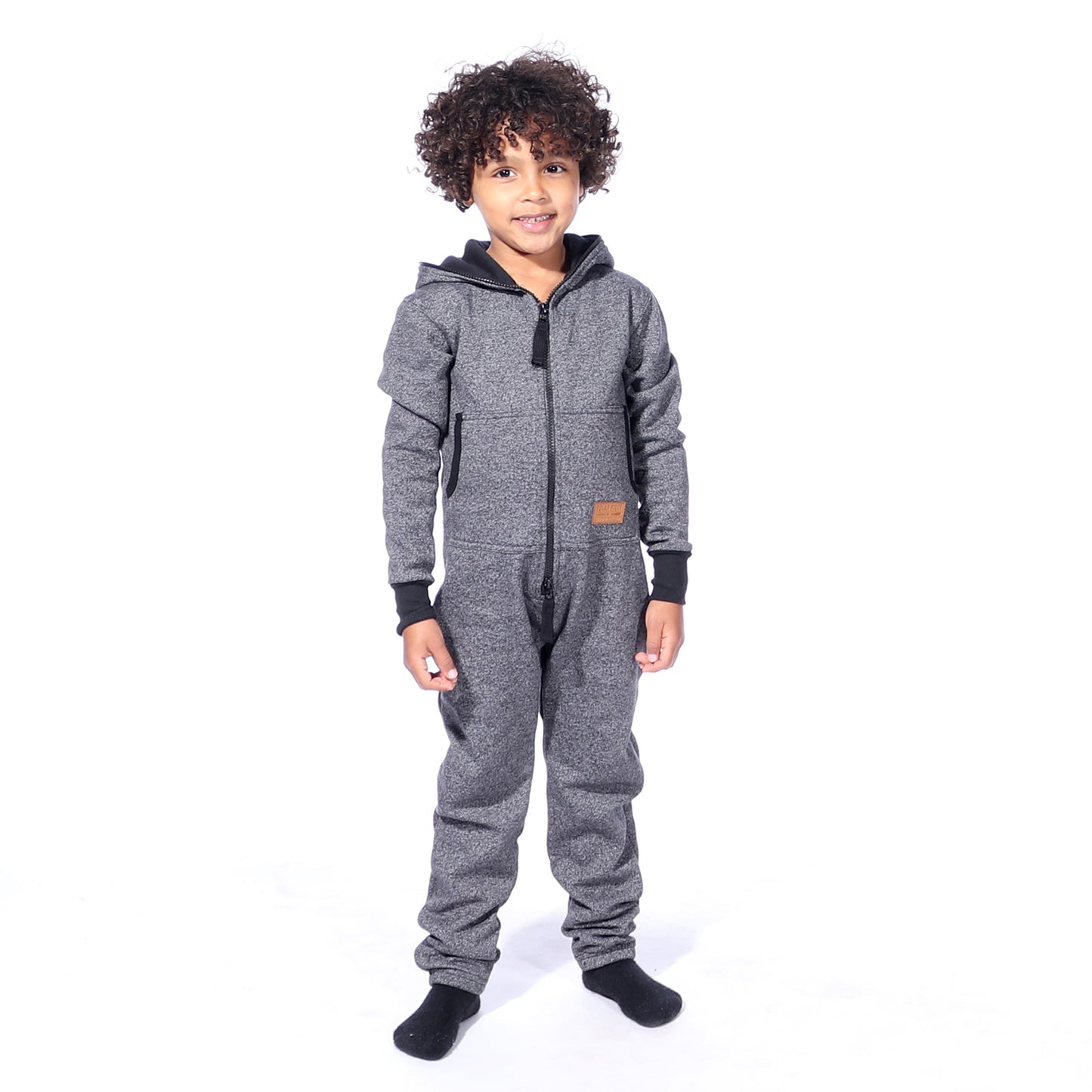 Kids Algonquin Onesie (Black Pepper)