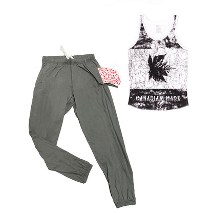 Polar Piece Pajama Set (Map Tank)