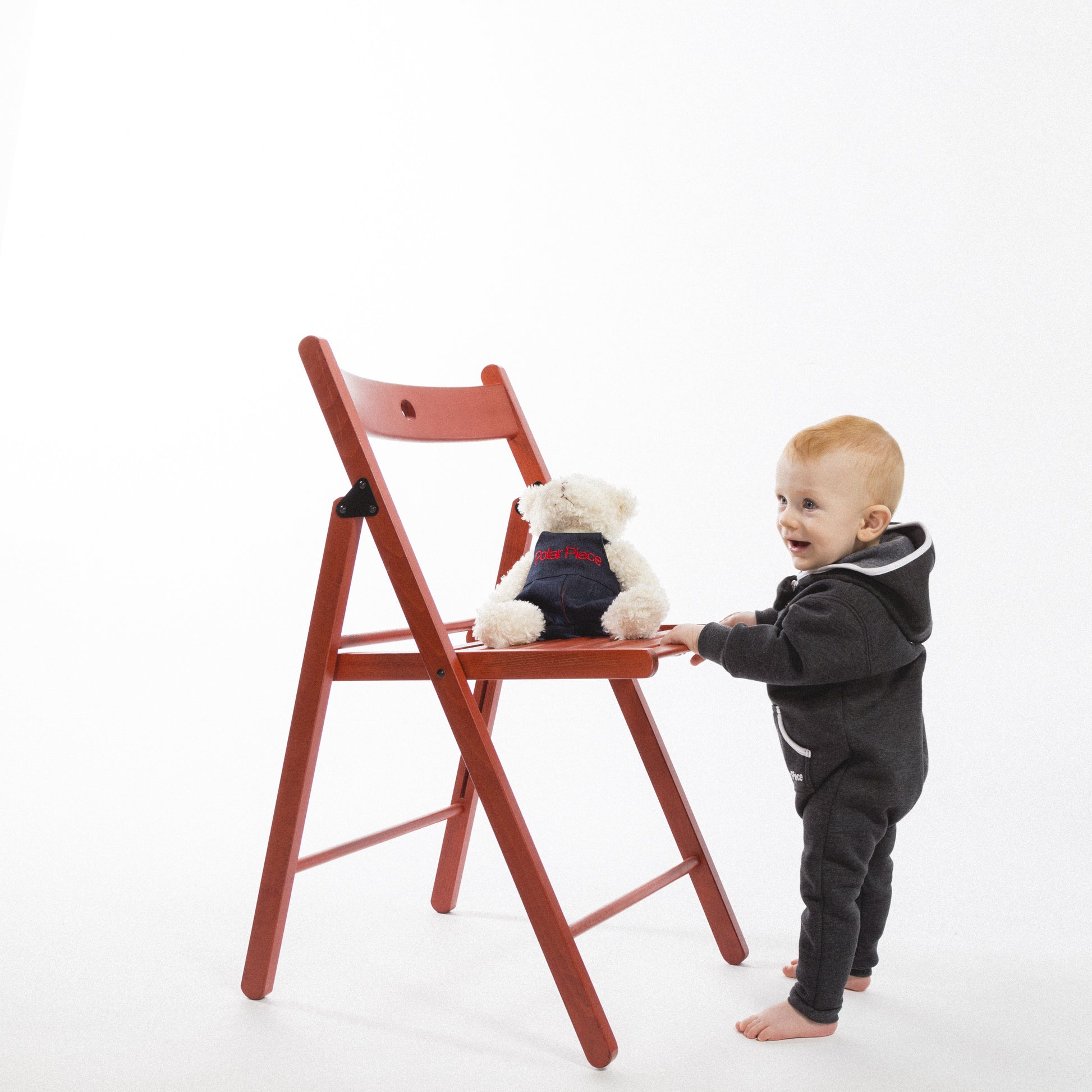 Charcoal with Arctic Print PolarCub - PolarPiece | Simply Canadian