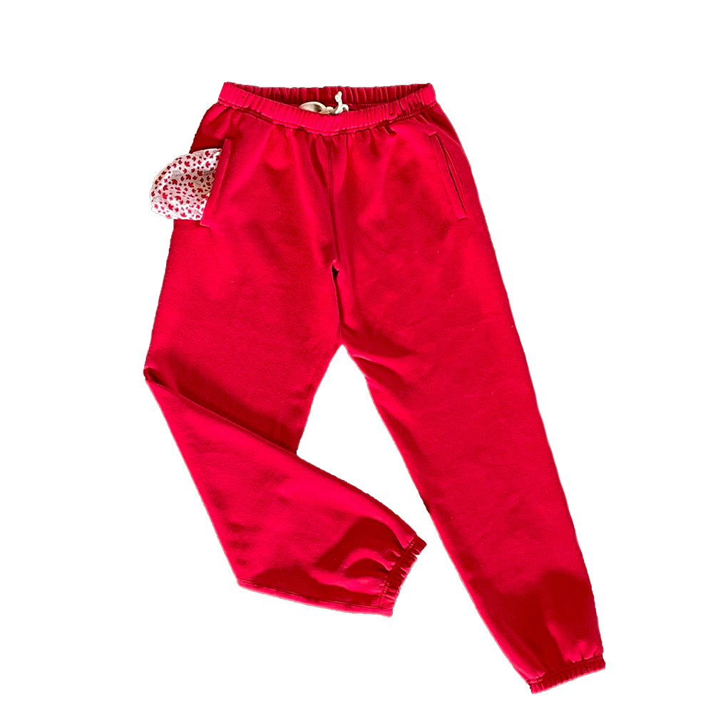 End of the Roll Sweatpants (Red)