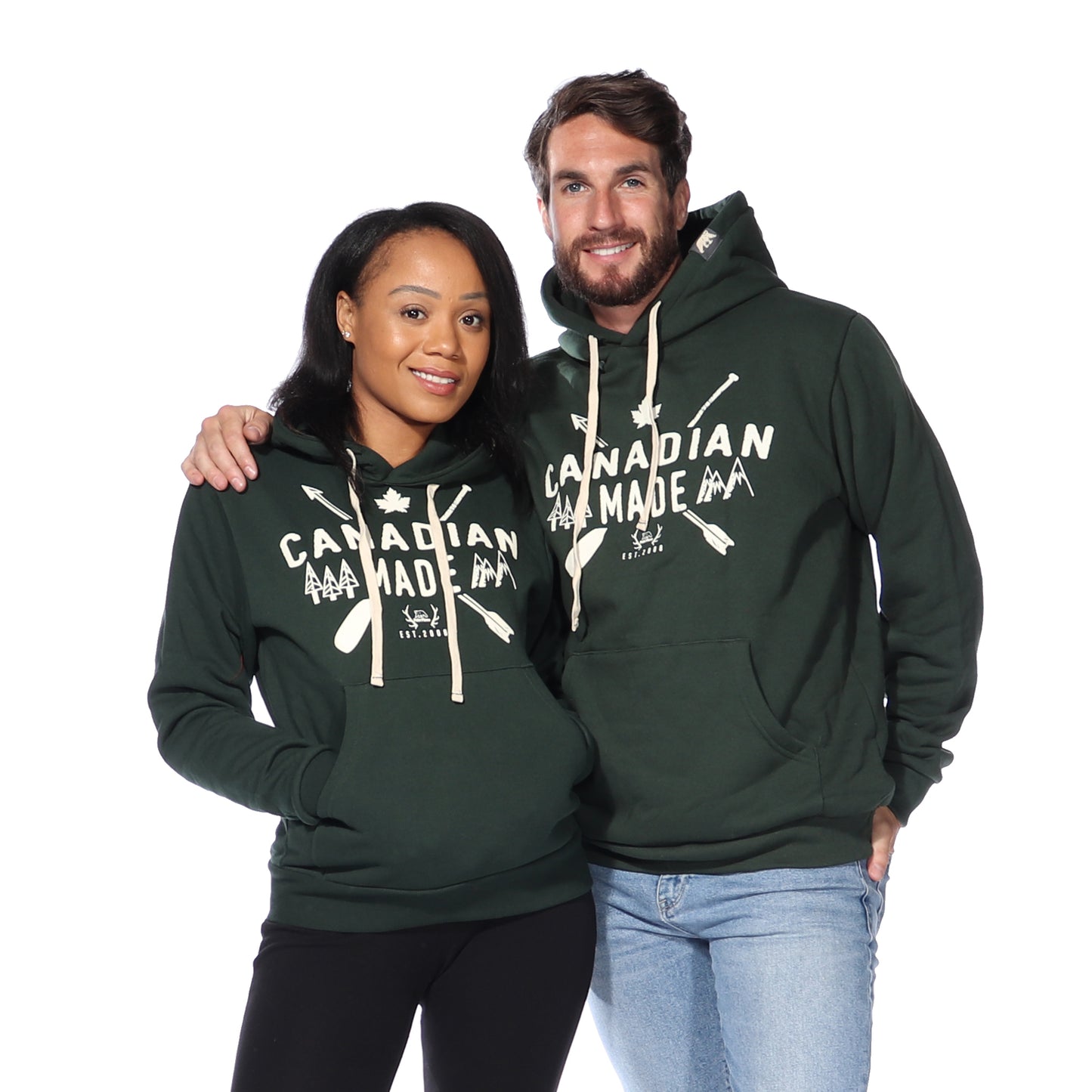 Canadian Made Pullover Hoodie (Forest Green)