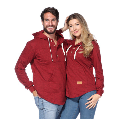 Algonquin Hoodie (Cranberry Heather)