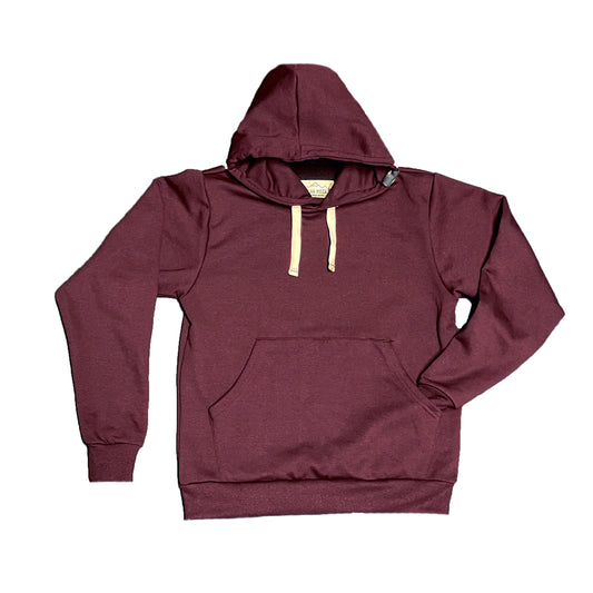 Classic Pullover Hoodie (Heather Merlot)