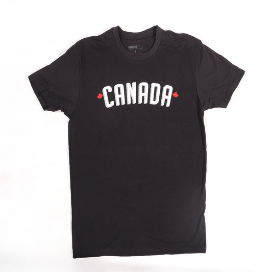 Discontinued Sale Tee: Canada Text (Black)