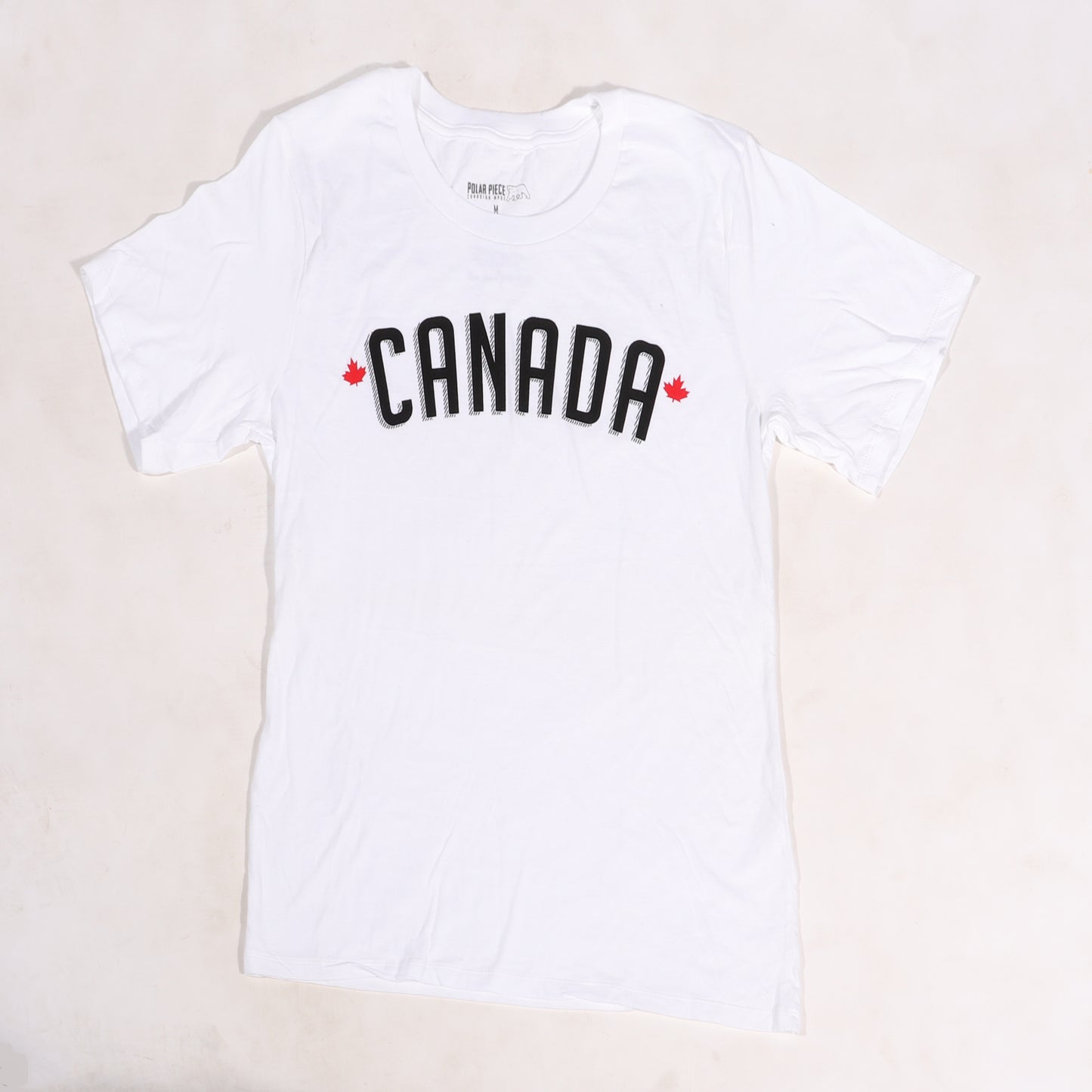 Discontinued Sale Tee: Canada Text (White)