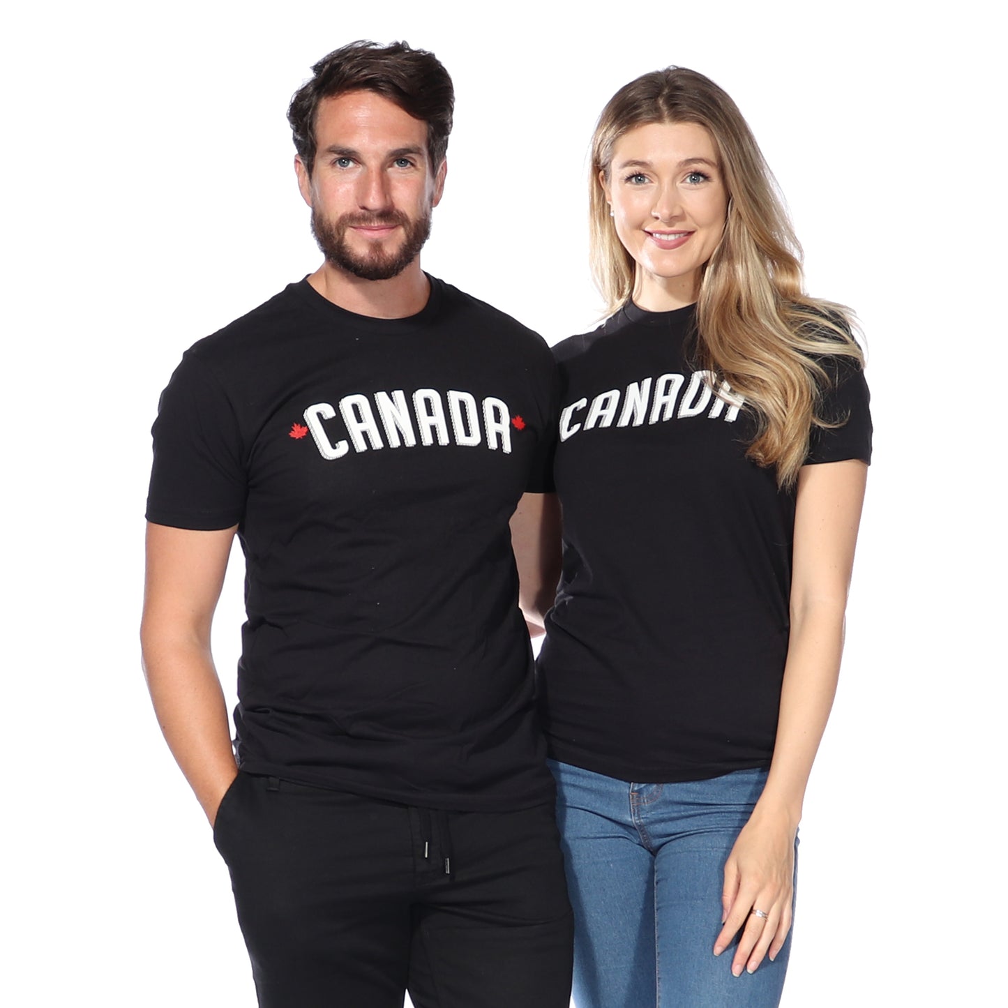 Discontinued Sale Tee: Canada Text (Black)