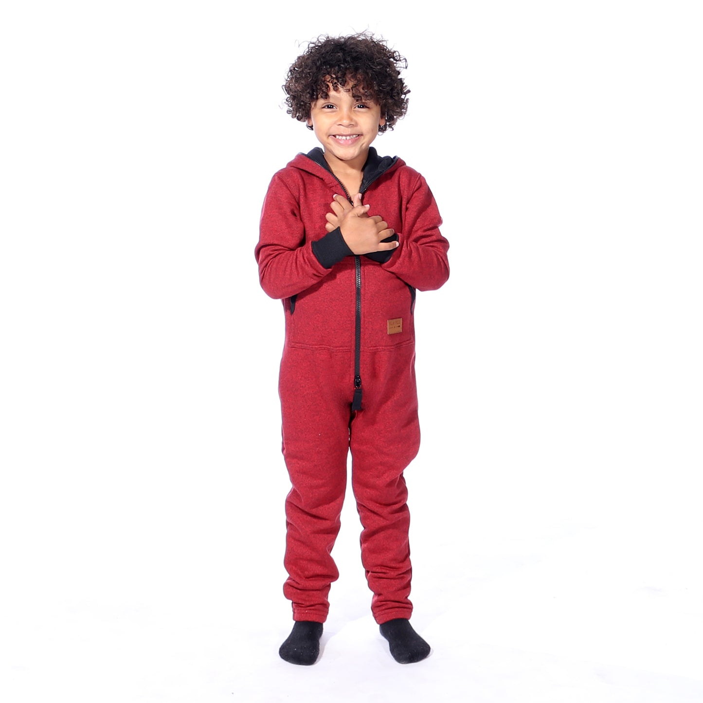 Kids Algonquin Onesie (Cranberry Heather)