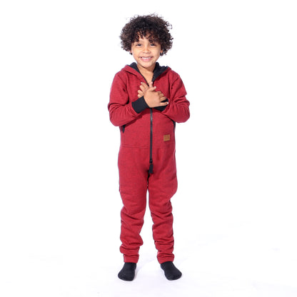 Kids Algonquin Onesie (Cranberry Heather)